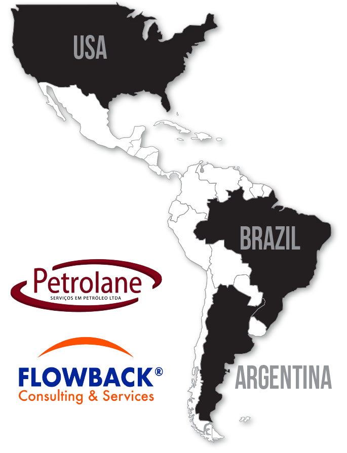 Total Oilfield international operations in the USA, Brazil and Argentina with Petrolane and Flowback Consulting & Services